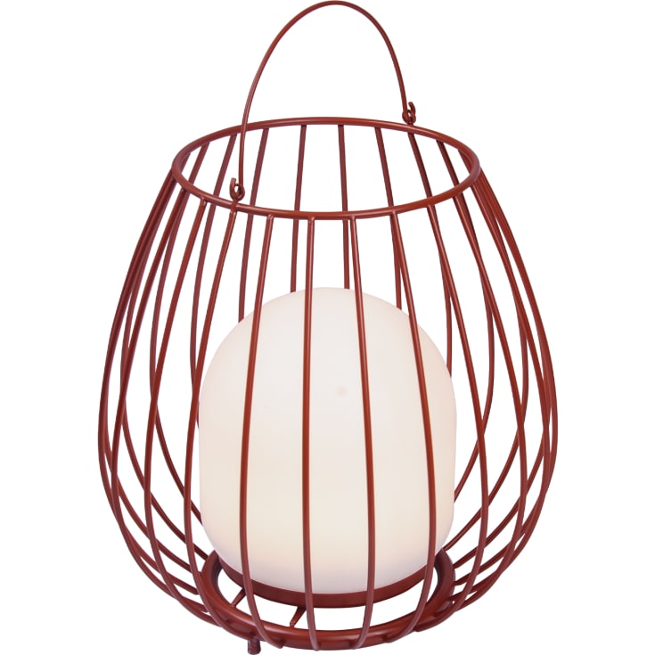 Nordlux Jim oppladbar lykt utendørs, rød