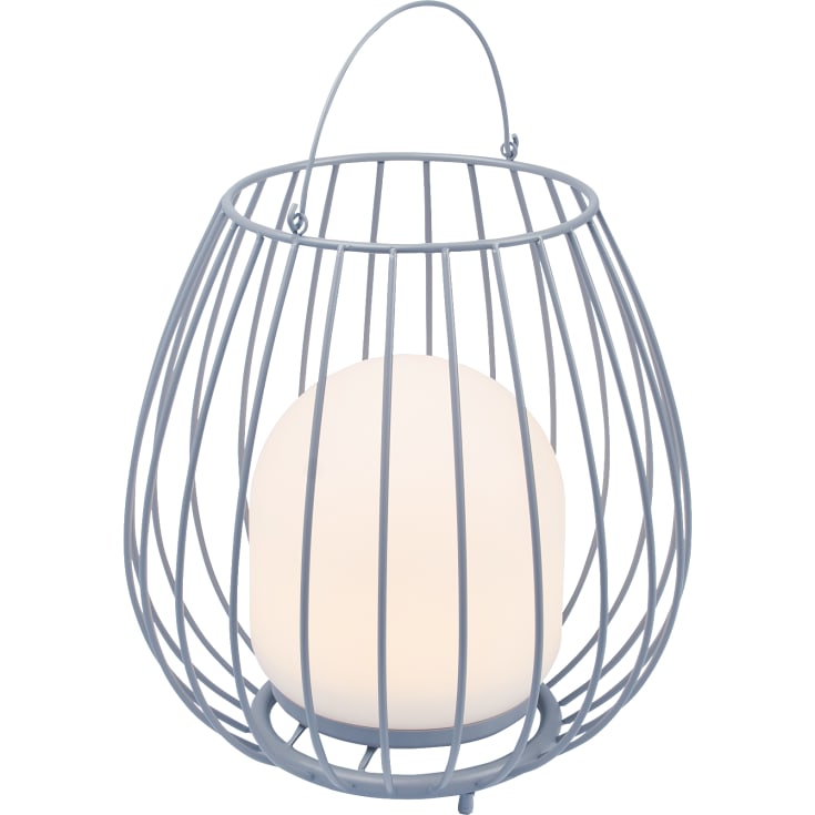 Nordlux Jim oppladbar lykt utendørs, grå