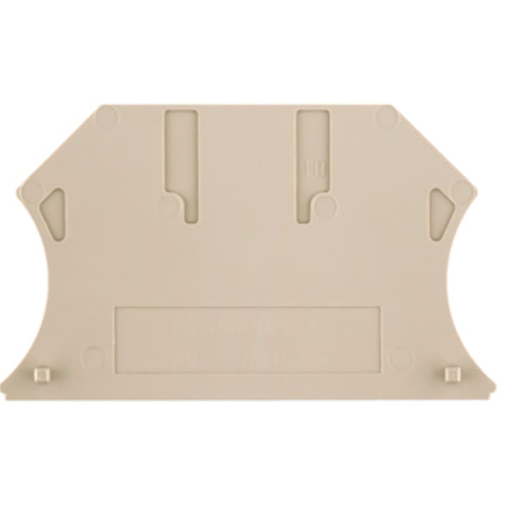 Weidmüller WAP endeplade, 2,5-10 mm², beige