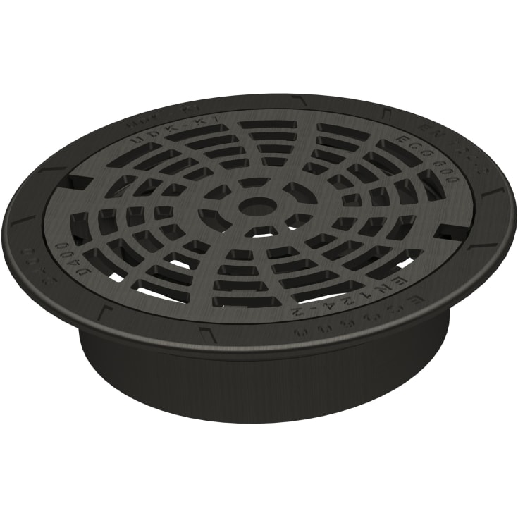 Ulefos 600 x 200 mm karm/rist m/lås, rund, flydende, 40 t, SG