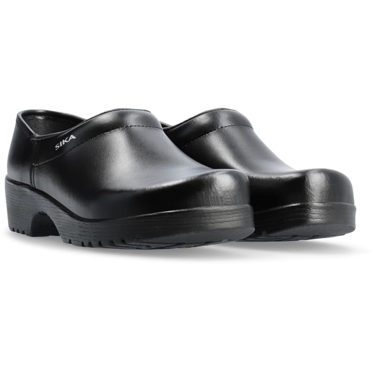 Sika flexika träskor med hälkappa, svart, st 47
