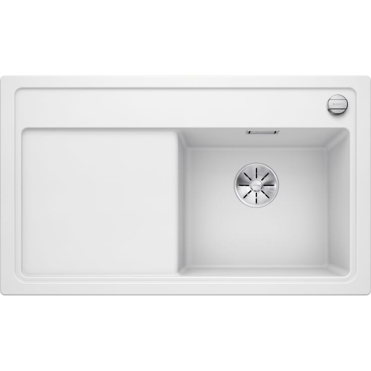 Blanco Zenar 45S MXI diskbänk, 86x51 cm, vit