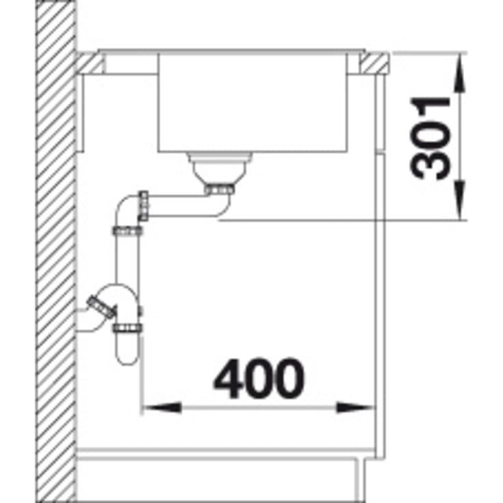Blanco Zenar 5 S MXI køkkenvask, 91,5x51 cm, sort