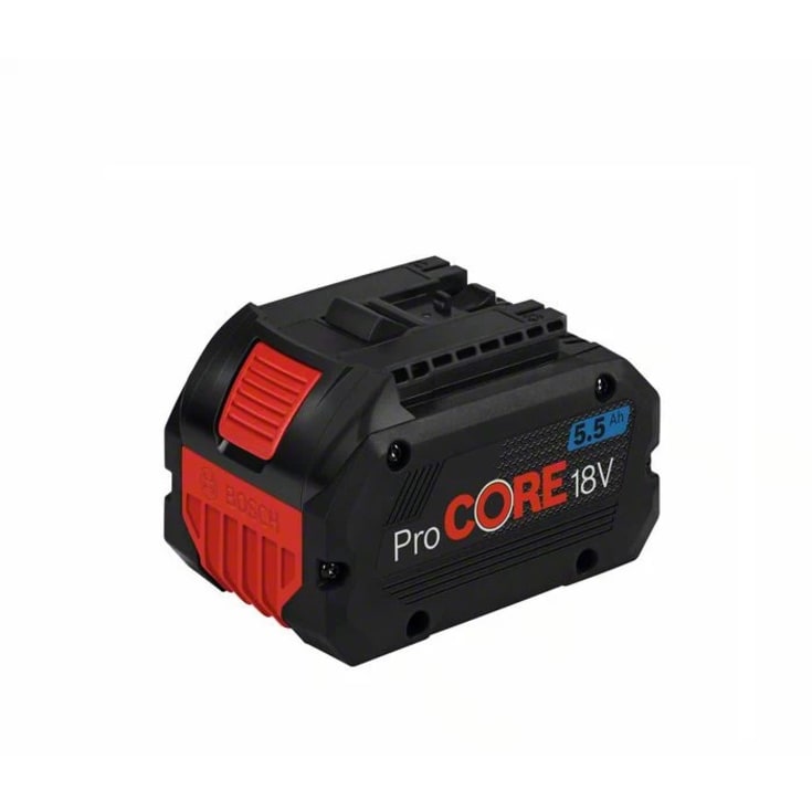Bosch ProCore 18V batteripakke m. 4stk 5,5Ah batterier