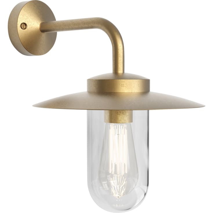 Astro Portree Wall Coastal Massiv Messing E27 12W Led Ip44