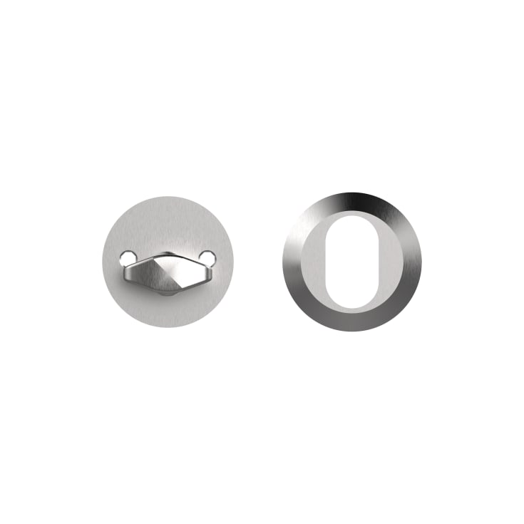 Randi 7100 Line18 cylinder/ryttarfäste, borstat rostfritt stål