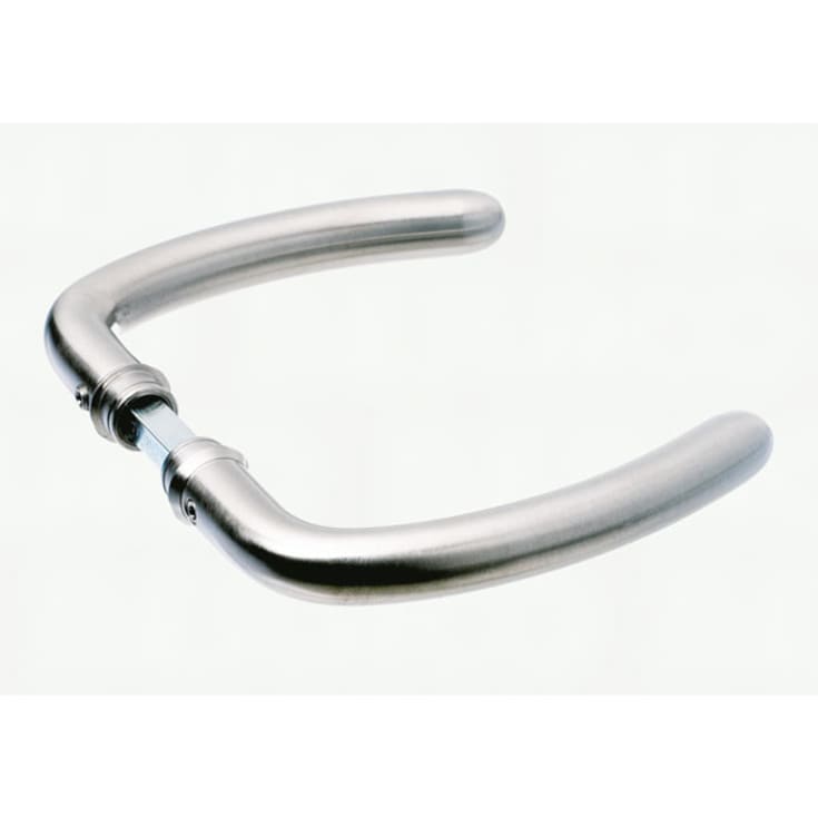 Randi 1060 Randi-line dörrhandtag, coupé, borstat rostfritt stål, utan rosetter