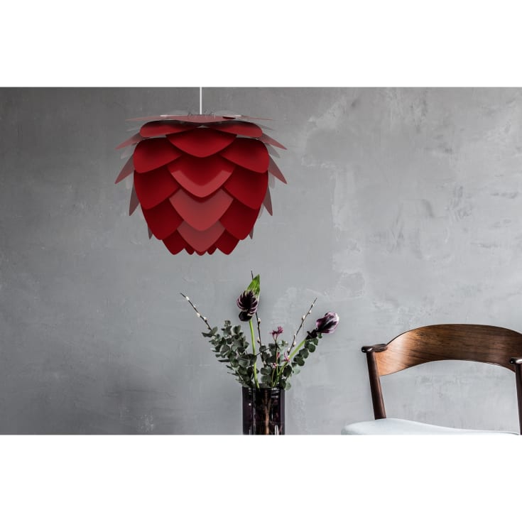 Umage Aluvia lampeskjerm, rød, Ø40 cm