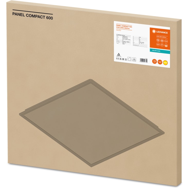 Ledvance Compact panel, 60x60 cm, 3000K