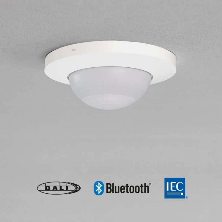 Niko närvarosensor, infälld, 360°, 37 meter