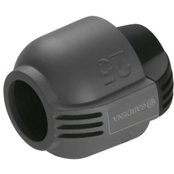 Gardena Pipeline endestykke, quick & easy montering, 25 mm
