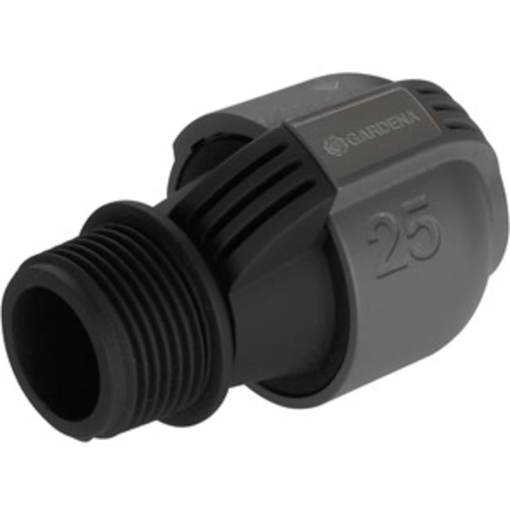 Gardena Pipeline overgangsstykke, 25 mm x 1" nippel