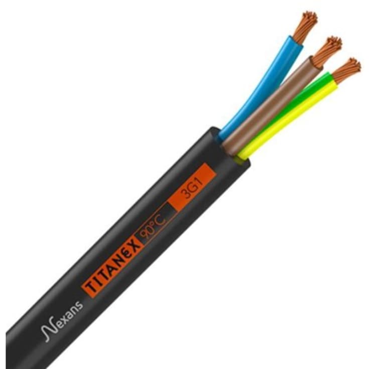 Gummikabel H07RN-F, 3x1,5 mm²