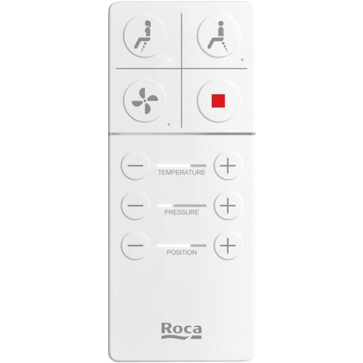 Roca Inspira douchetoilet, uden skyllekant, hvid