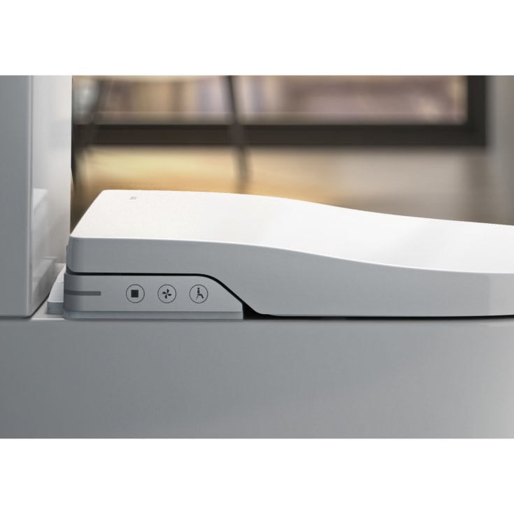 Roca Inspira douchetoilet, uden skyllekant, hvid