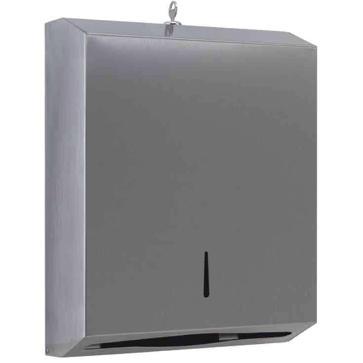 Hefe papirdispenser, rustfrit stål