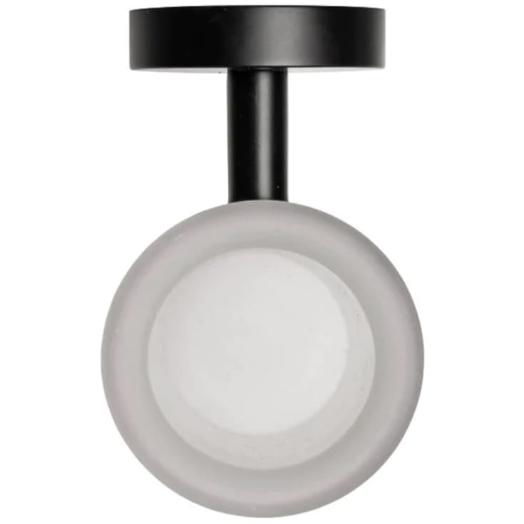 Hefe Epsom tannbørsteholder, matt sort/glas