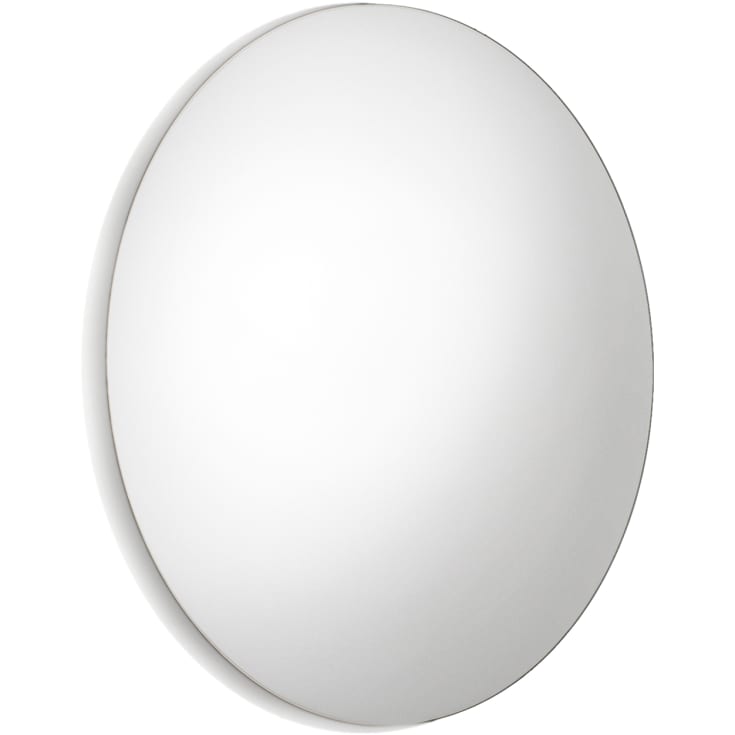 Hefe George spejl med lys, Ø75 cm