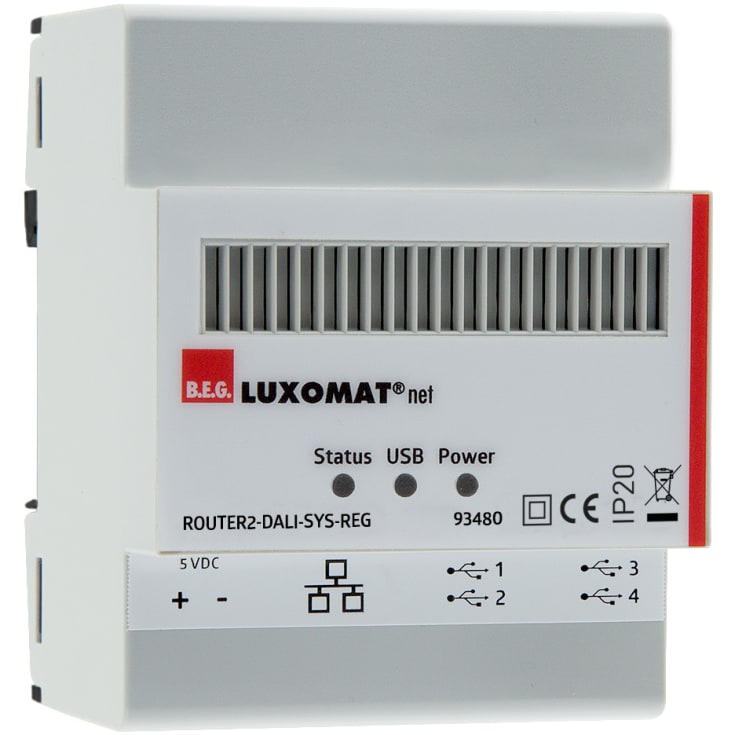 ROUTER2-DALI-SYS-REG vit BEG DALI Router