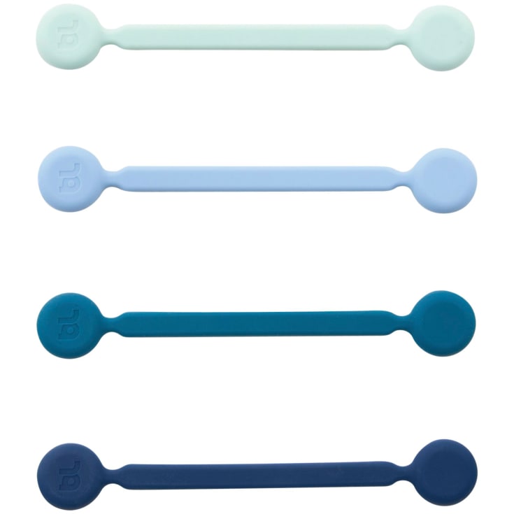 Bluelounge Magwrap kabelbånd, magnet, lille i multifarvet - 4 stk