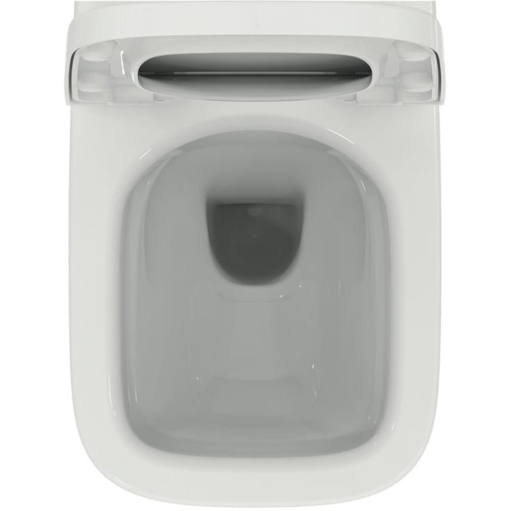 Ideal Standard i.life S væghængt toilet, uden skyllekant, rengøringsvenlig, hvid