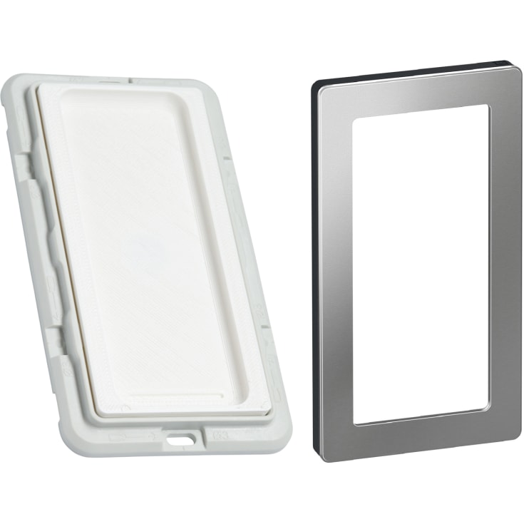 LAB3D indsats til Philips Hue V2 dimmer med LK Pure ramme, stål