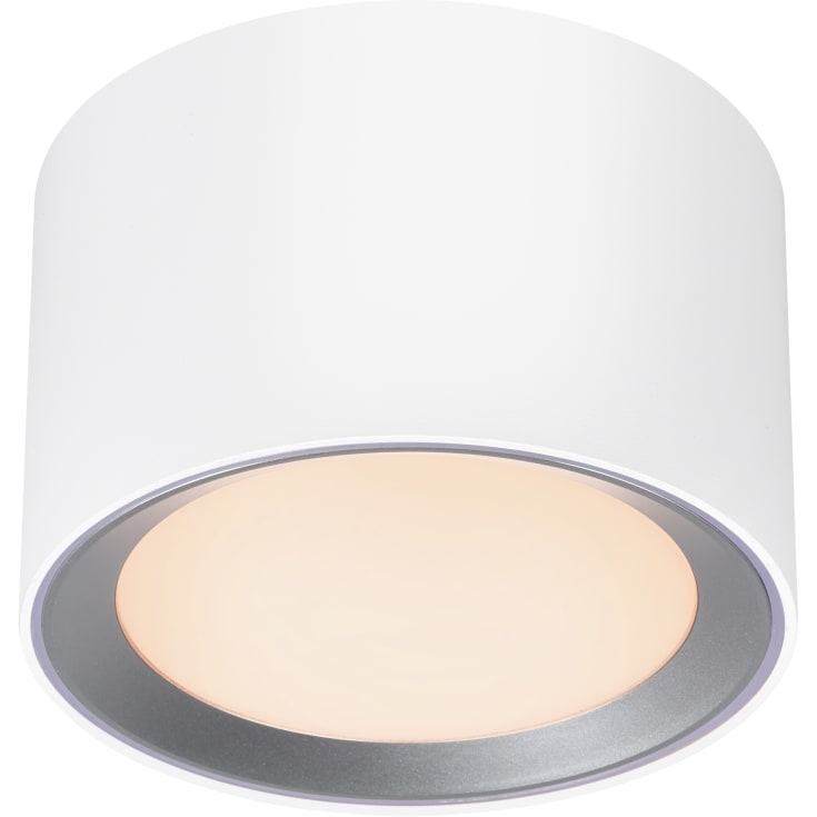 Nordlux Landon påbygningsspot, hvid, H8 cm