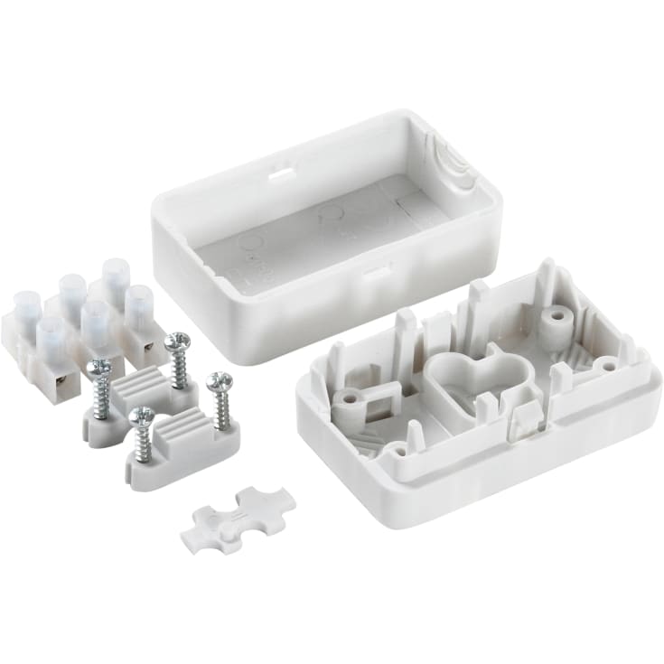 JA-US 90-02 samledåse mini, 66x39x29 mm, hvid