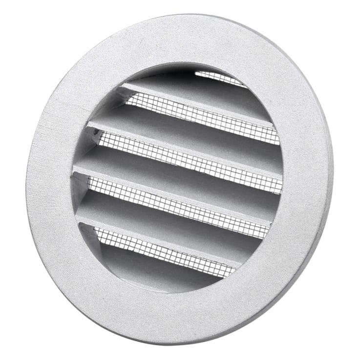 Duka metall utvendig rist DUSAV Ø125 mm alu