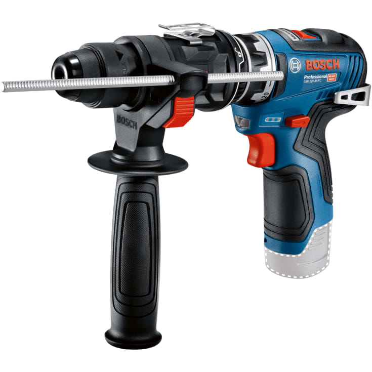 Bosch FlixiClick maskine GSR12V-35FC, 5 x fortsats, 2 x 3,0 Ah