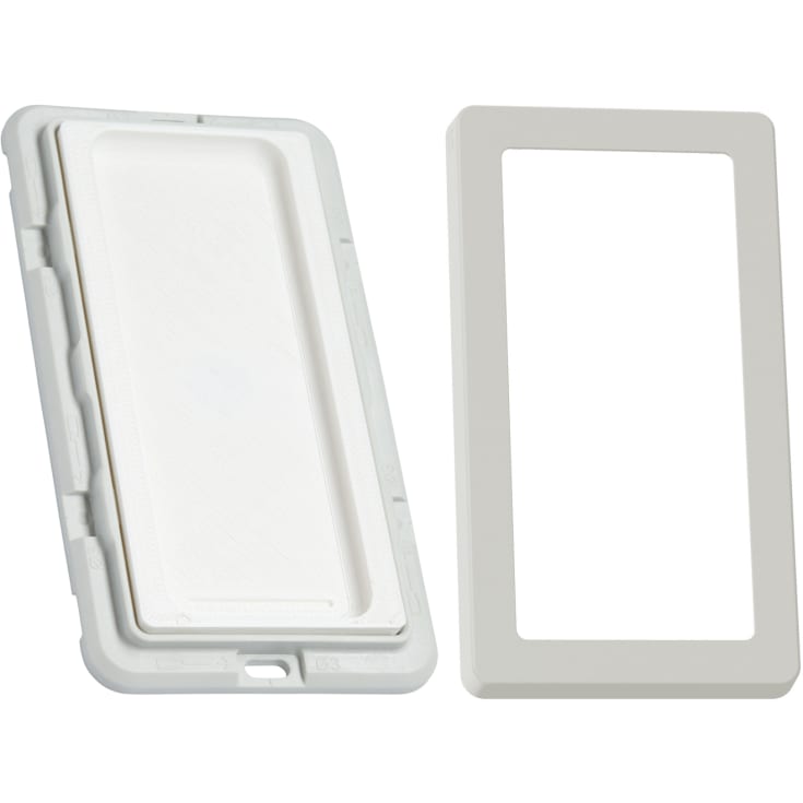 LAB3D indsats til Philips Hue V2 dimmer med LK Base 63 ramme, lysegrå