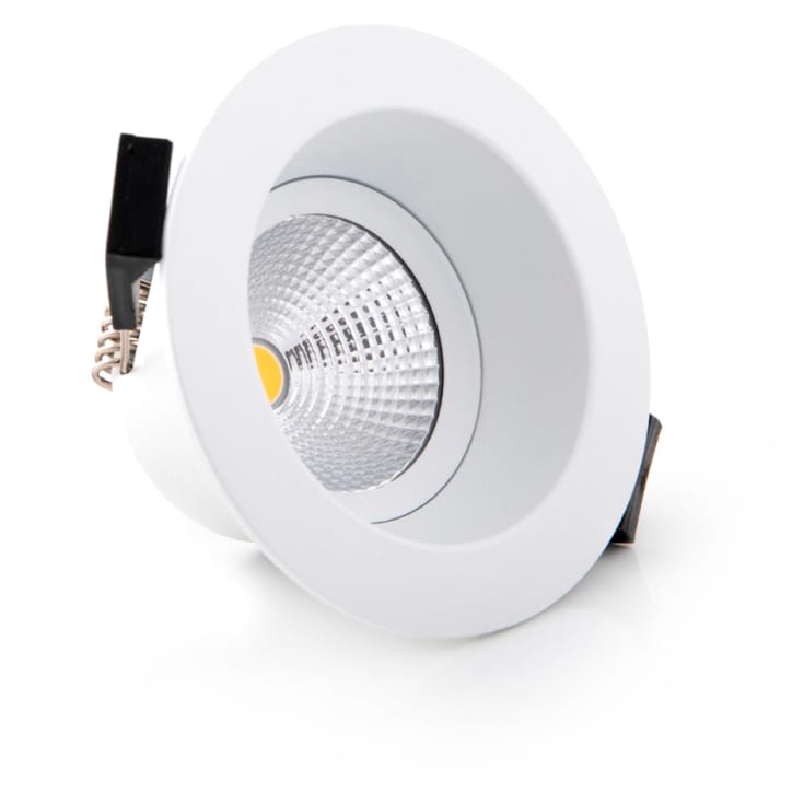 SLC OneSoft indbygningsspot, 2700K, hvid