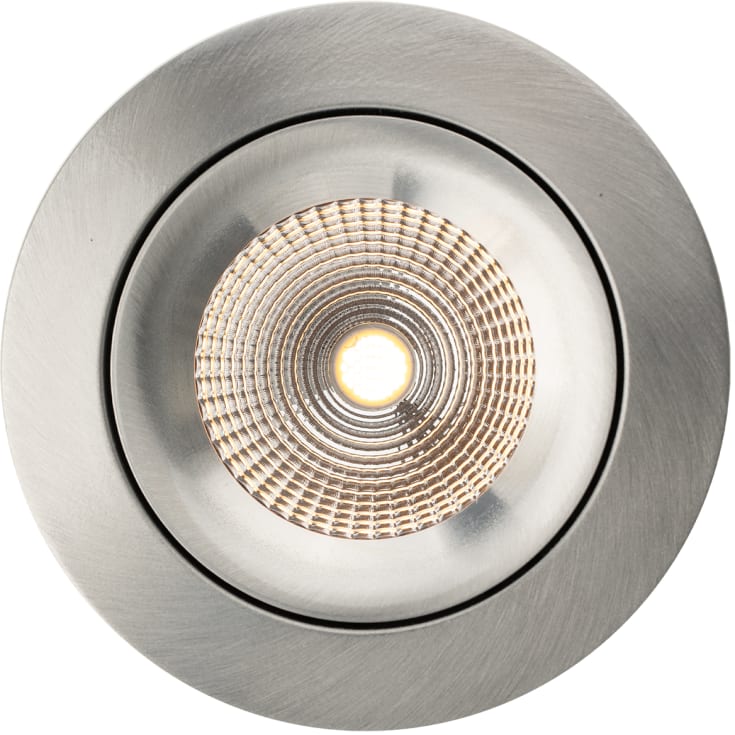 SLC One 360° indbygningsspot, 2700K, aluminium