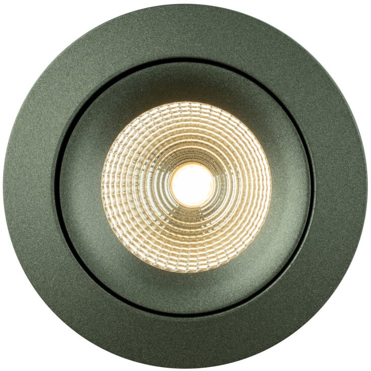 SLC One 360° SunLike indbygningsspot, 3000K, grøn