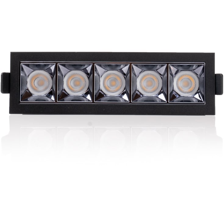 SLC Pixel indbygningsspot, 3000K, sort