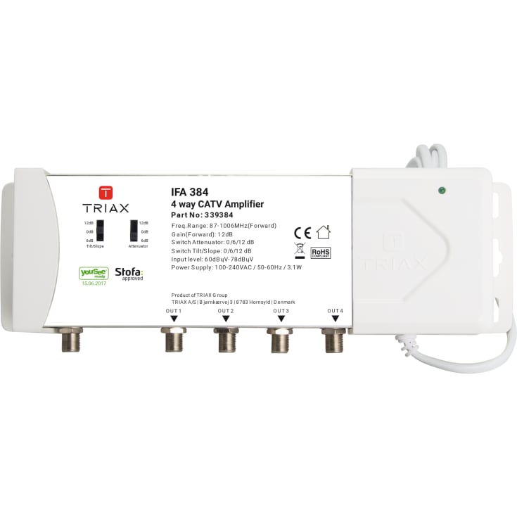 Triax IFA 384 antenneforstærker