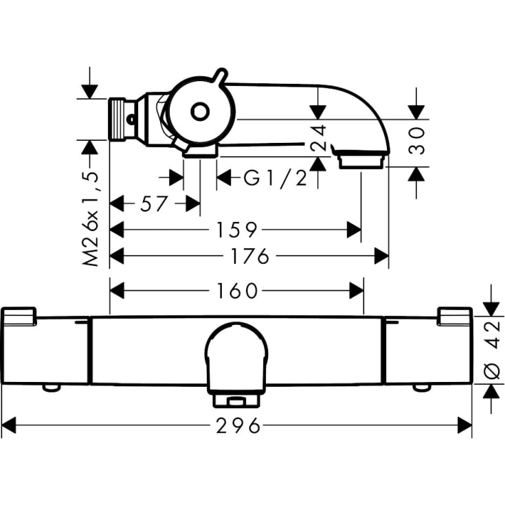HG ECOSTAT 1001CL BAR/DUSJ BAR