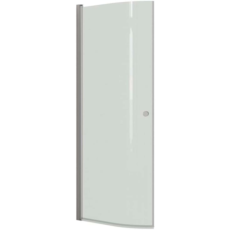 Dansani Match dusjdør, modell E, 82 cm, klart glass, satin profil