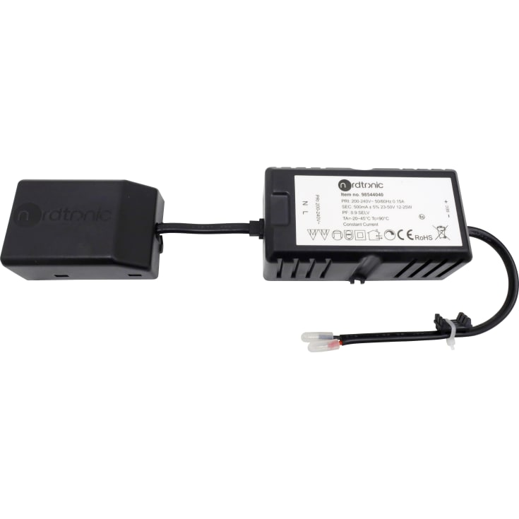 Nordtronic G2 driver for Low Profile Flexible innfelte spotlights, 25W