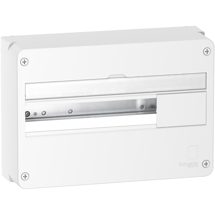 Schneider Resi9 CX gruppekort 1 x 18 modul, hvit