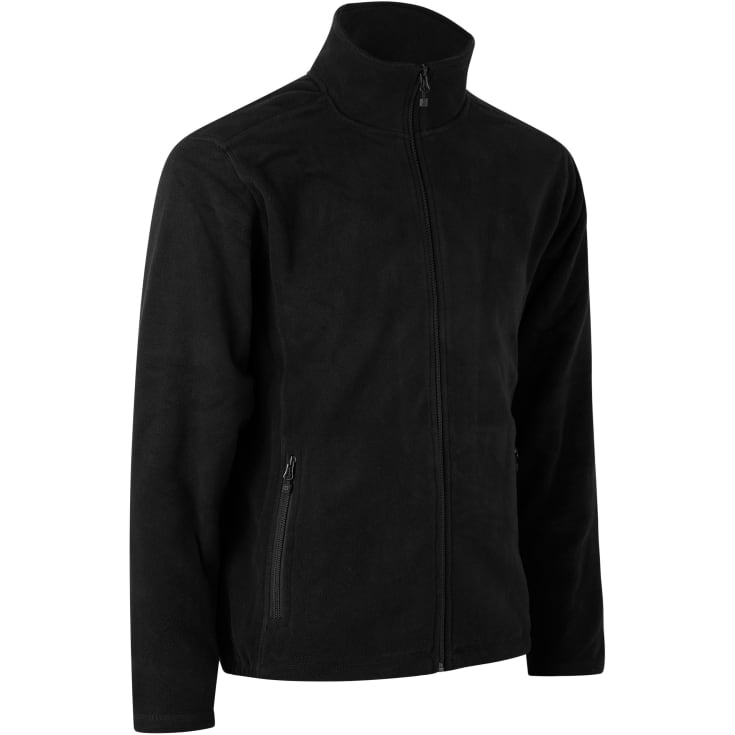 ID Microfleece jakke, sort, str. M