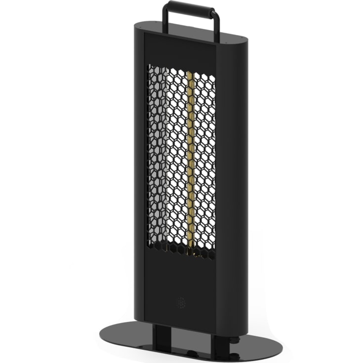 Hortus varmelampe gulvmodell 400/1200W, sort