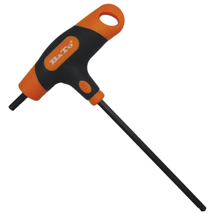 T-greb stiftnøgle 5,0 mm m/kug