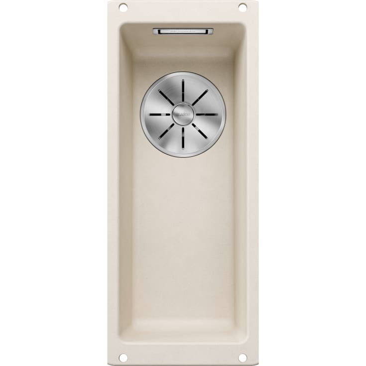 Blanco Subline 160-U UXI diskbänk, 19x46 cm, vit