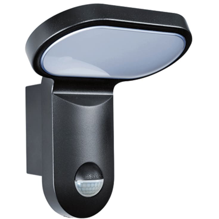 AOL vägglampa 17W 830 med Sensor 200°, IP55, svart