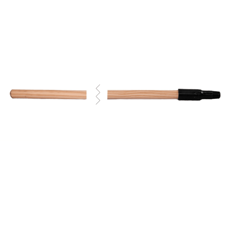 6 st Roliba träskaft med gängadapter, Ø25 x 1400 mm