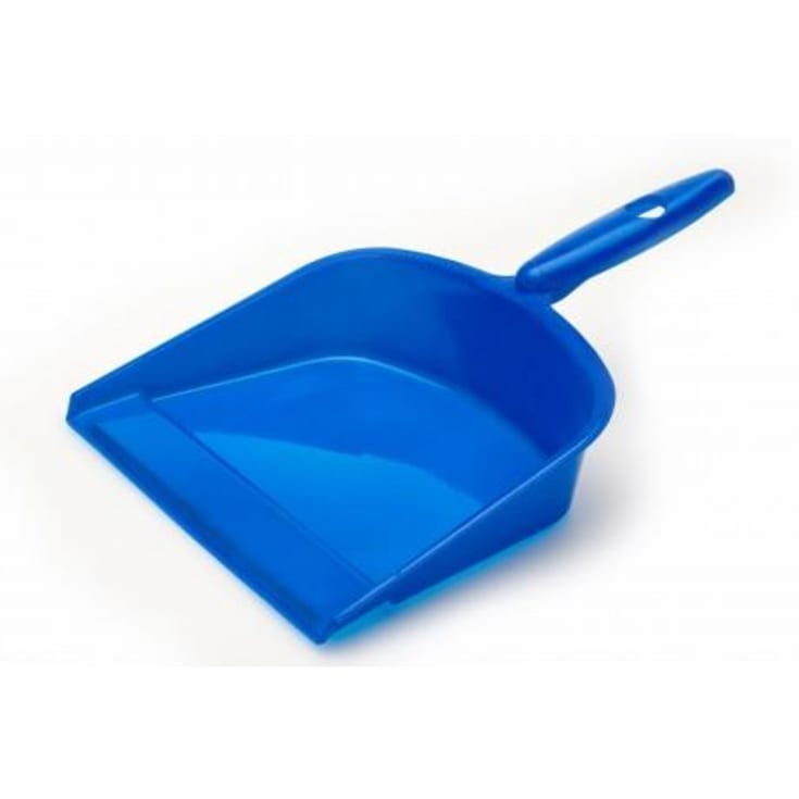 5 st Roliba sopskyffel, blå plast utan gummiläpp, 340 x 210 mm