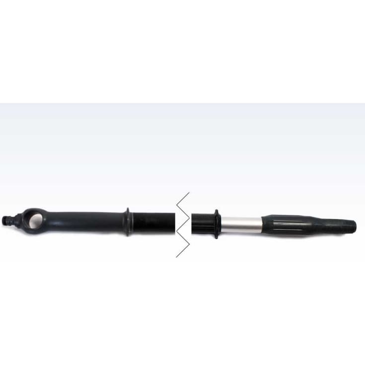 Roliba teleskopskaft med vandgennemløb, grå, 1,7 - 2,8 m, Ø25 mm