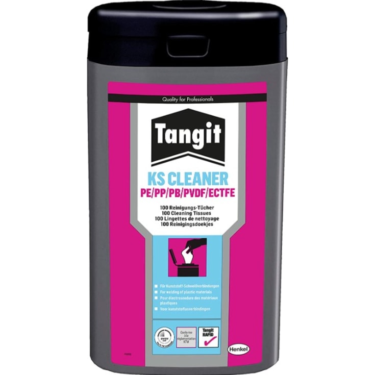 +GF+ Tangit KS renseservietter til PE, PP, PVDF og PB, 100 stk
