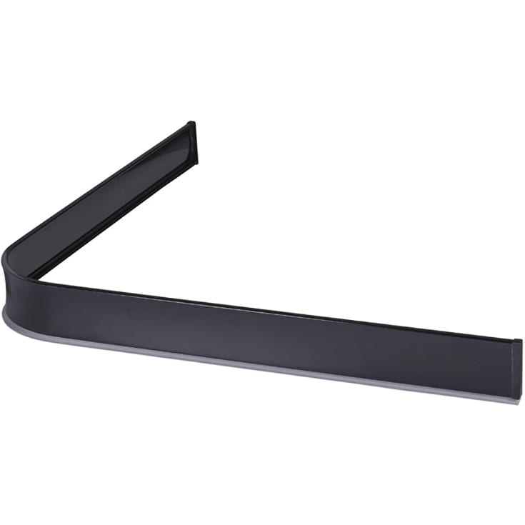 Leijma Stabil gulvskinne, 92x92 cm, sort